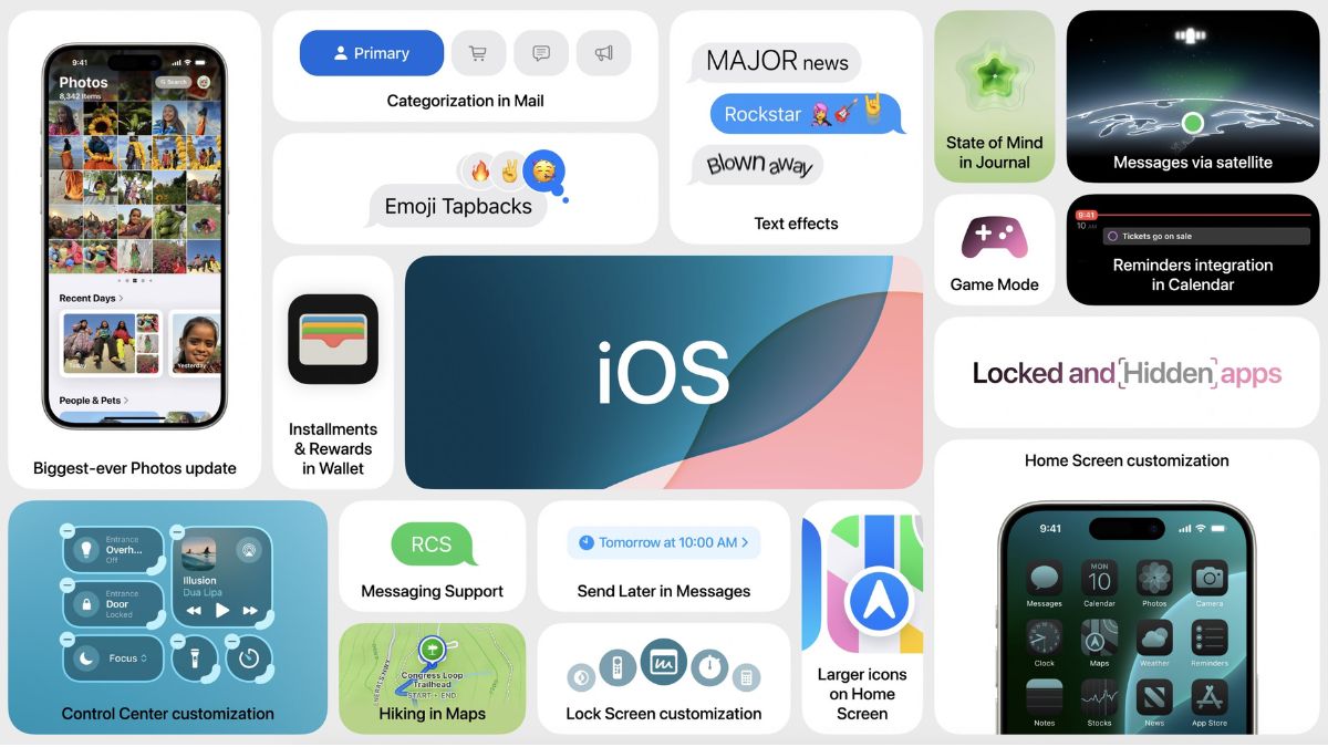 WWDC 2024 Apple Introduces iOS 18 Update With Customisation For App